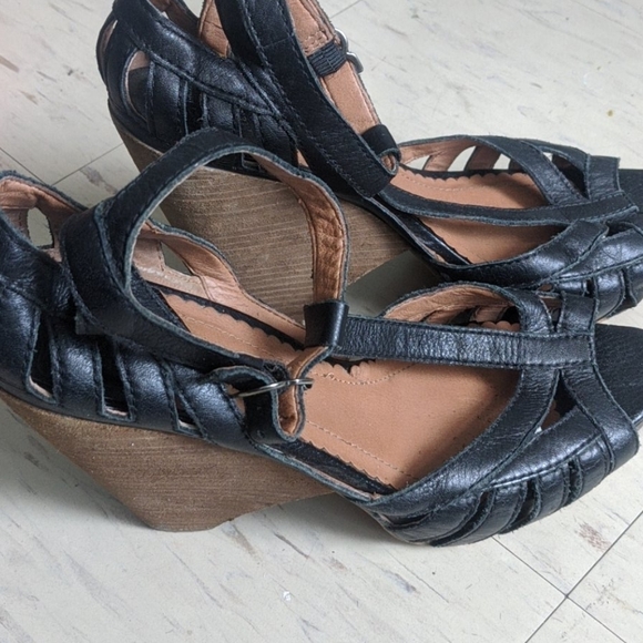 Lucky Brand LK Randy platform wedge shoes - Picture 3 of 16